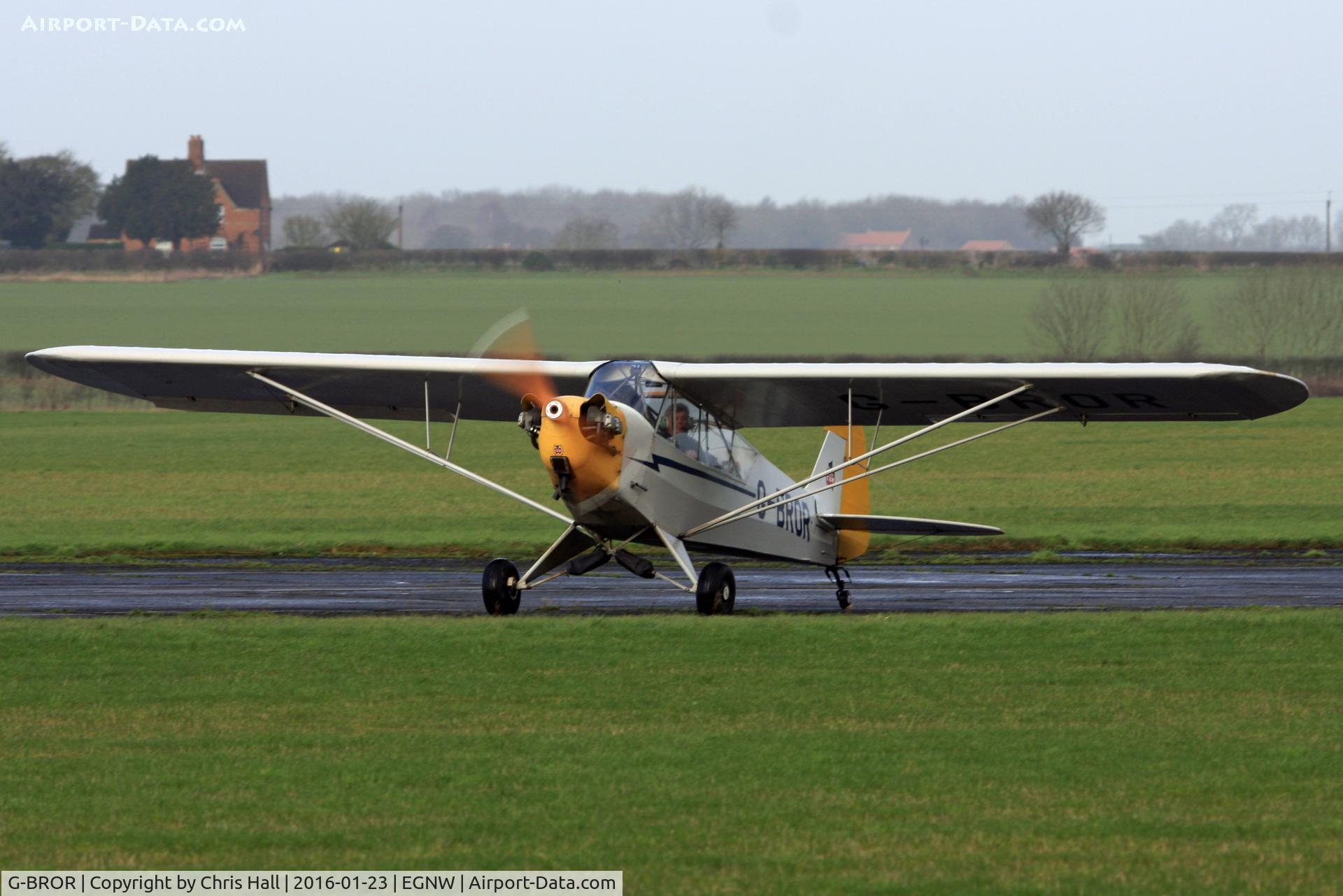G-BROR, 1943 Piper L-4H Grasshopper (J3C-65D) C/N 10885, at Wickenby