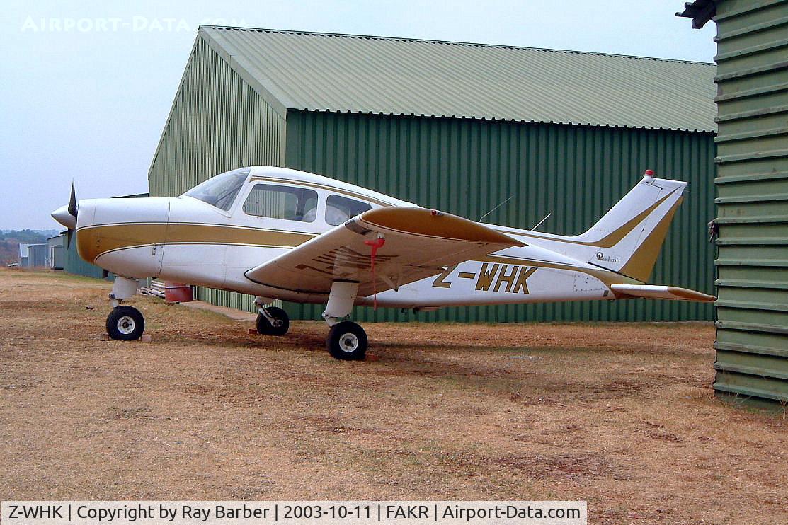 Z-WHK, Beech A23 Musketeer II C/N M-717, Beech A23 Musketeer II [M-717] Krugersdorp~ZS 11/10/2003