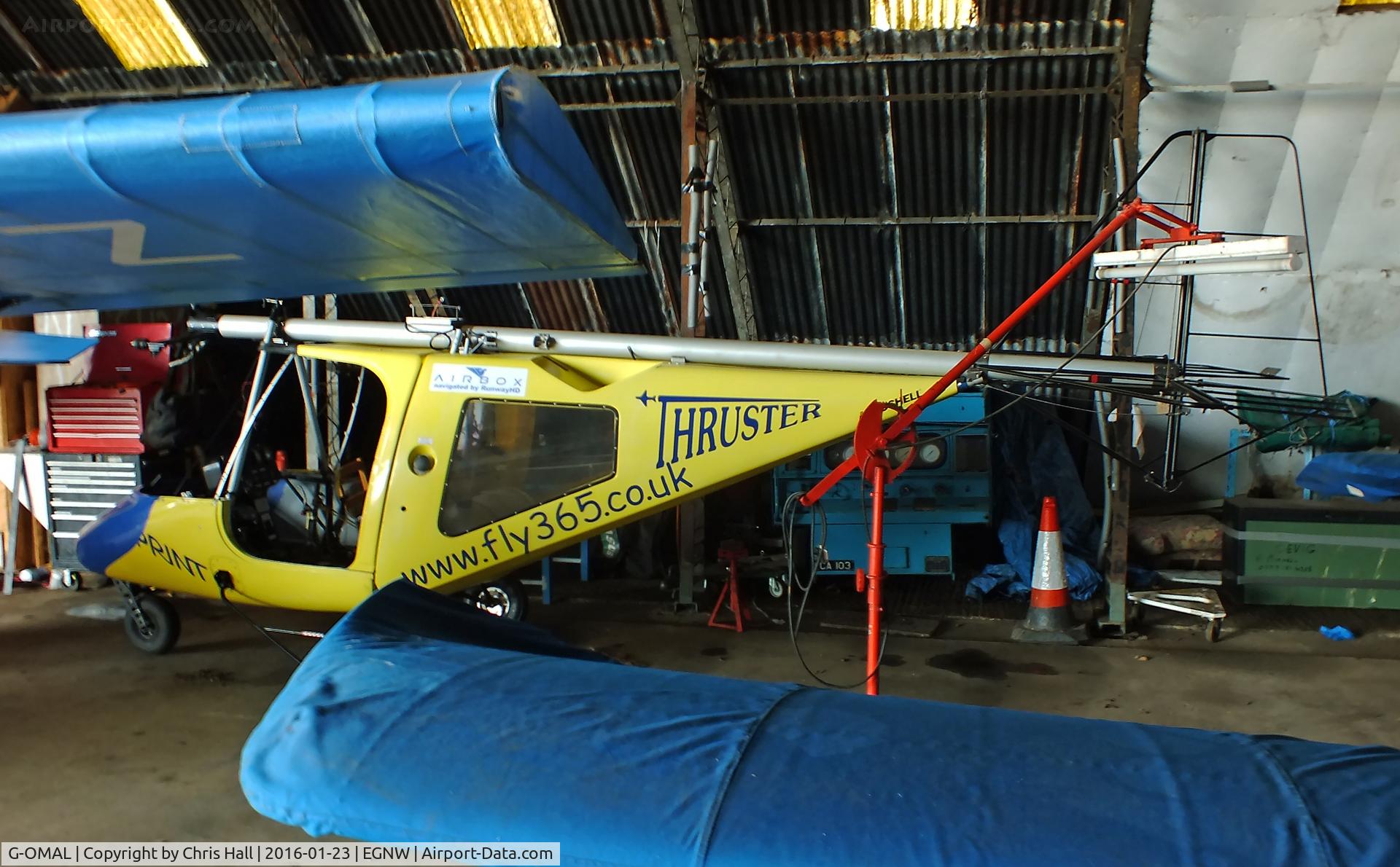 G-OMAL, 2001 Thruster T600N 450 C/N 0061-T600N-050, at Wickenby