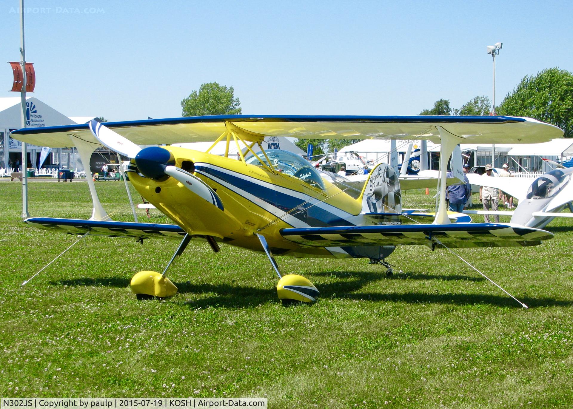 N302JS, 1999 Steen Skybolt C/N 100163, At AirVenture.