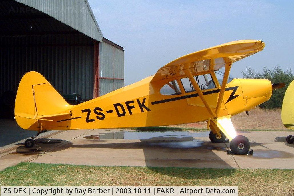 ZS-DFK, 1951 Piper PA-20 Pacer C/N 20-753, Piper PA-20 Pacer [20-753] Krugersdorp~ZS 11/10/2003