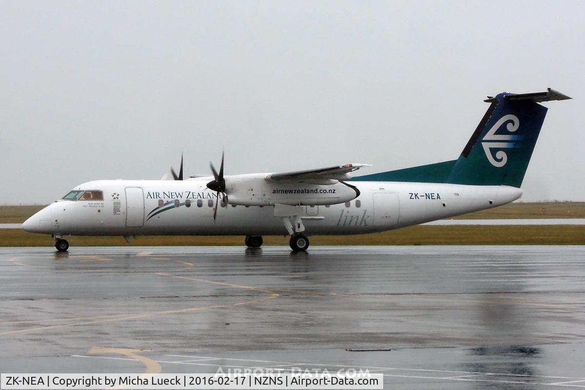 ZK-NEA, 2005 De Havilland Canada DHC-8-311 Dash 8 C/N 611, A stormy and rainy day in Nelson