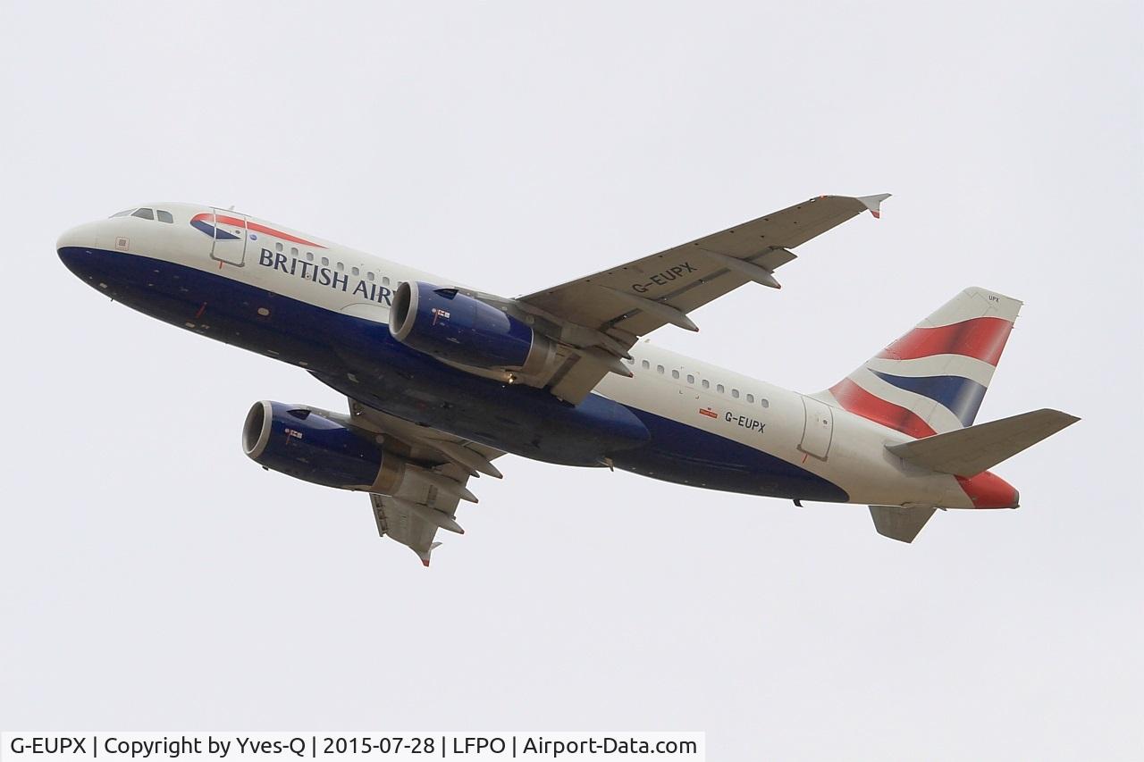 G-EUPX, 2001 Airbus A319-131 C/N 1445, Airbus A319-131, Take off rwy 24, Paris-Orly Airport (LFPO-ORY)