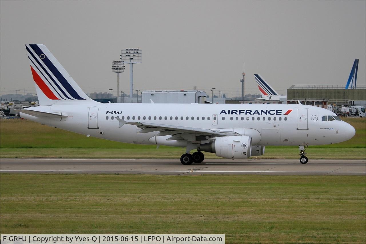 F-GRHJ, 2000 Airbus A319-111 C/N 1176, Airbus A319-111, Take off run rwy 08, Paris-Orly airport (LFPO-ORY)