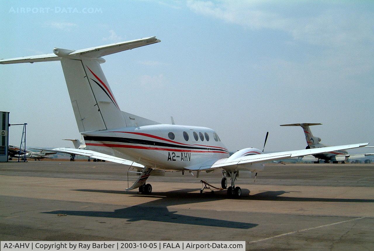 A2-AHV, Beech F90 King Air C/N LA-212, Beech F90-1 King Air [LA-212] Lanseria~ZS 05/10/2003