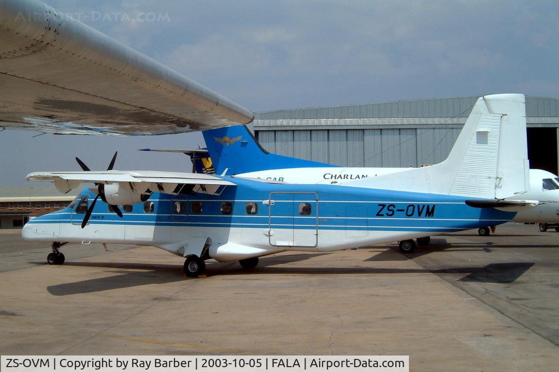 ZS-OVM, 1985 Dornier 228-201 C/N 8056, Dornier Do-228-201 [8056] (Air Tanzania) Lanseria~ZS 05/10/2003