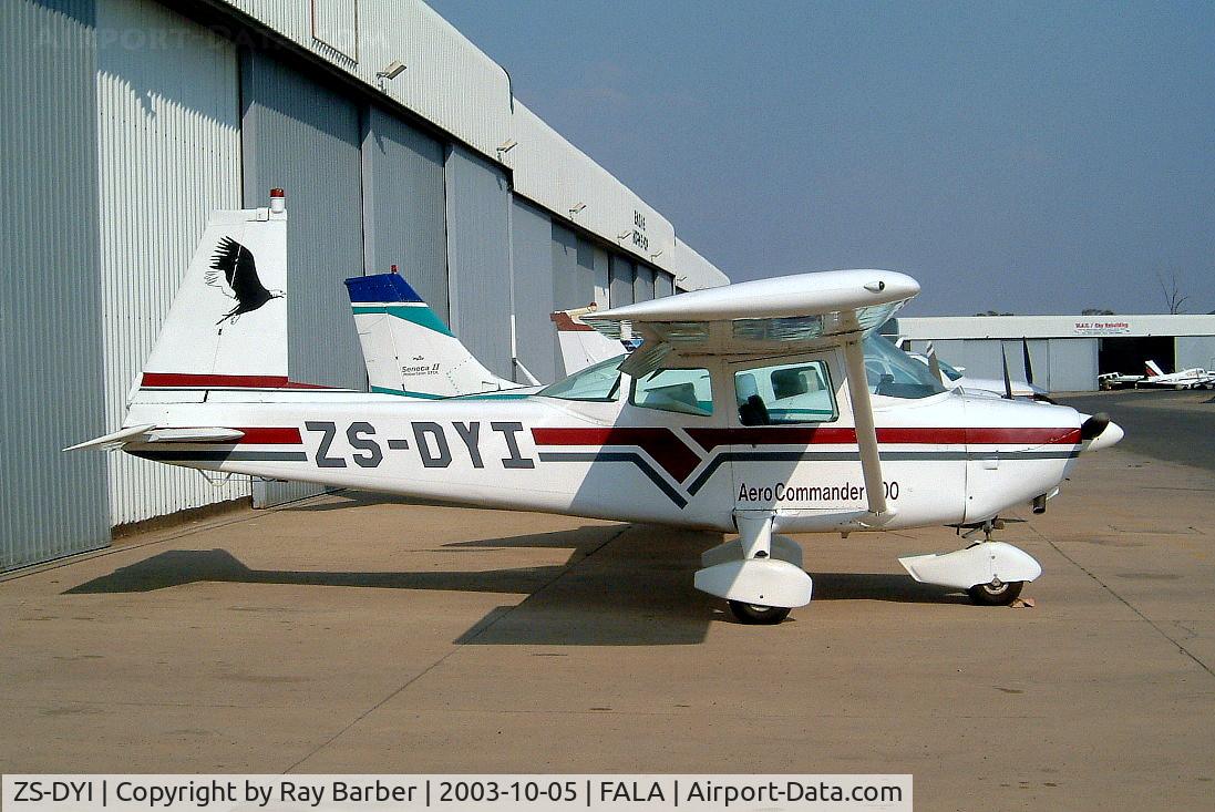 ZS-DYI, 1966 Aero Commander 100 C/N 041, Aero Commander 100 Darter Commander [041] Lanseria~ZS 05/10/2003