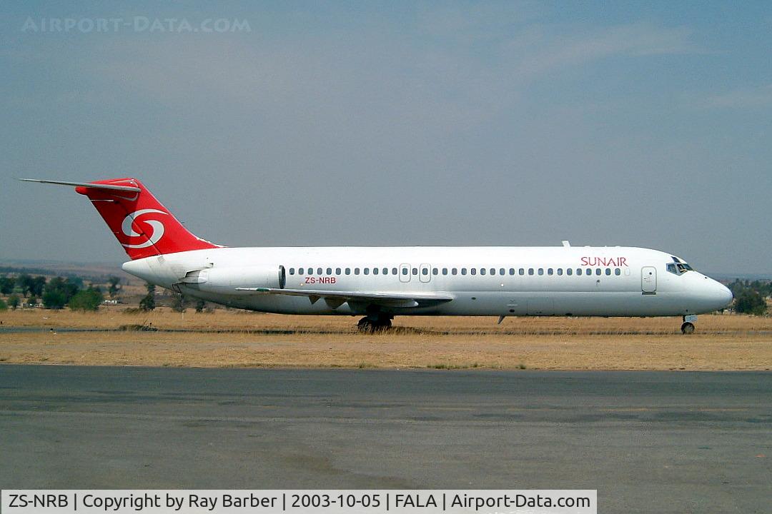 ZS-NRB, 1970 Douglas DC-9-32 C/N 47468, McDonnell Douglas DC-9-32 [47468] (Sun Air) Lanseria~ZS 05/10/2003