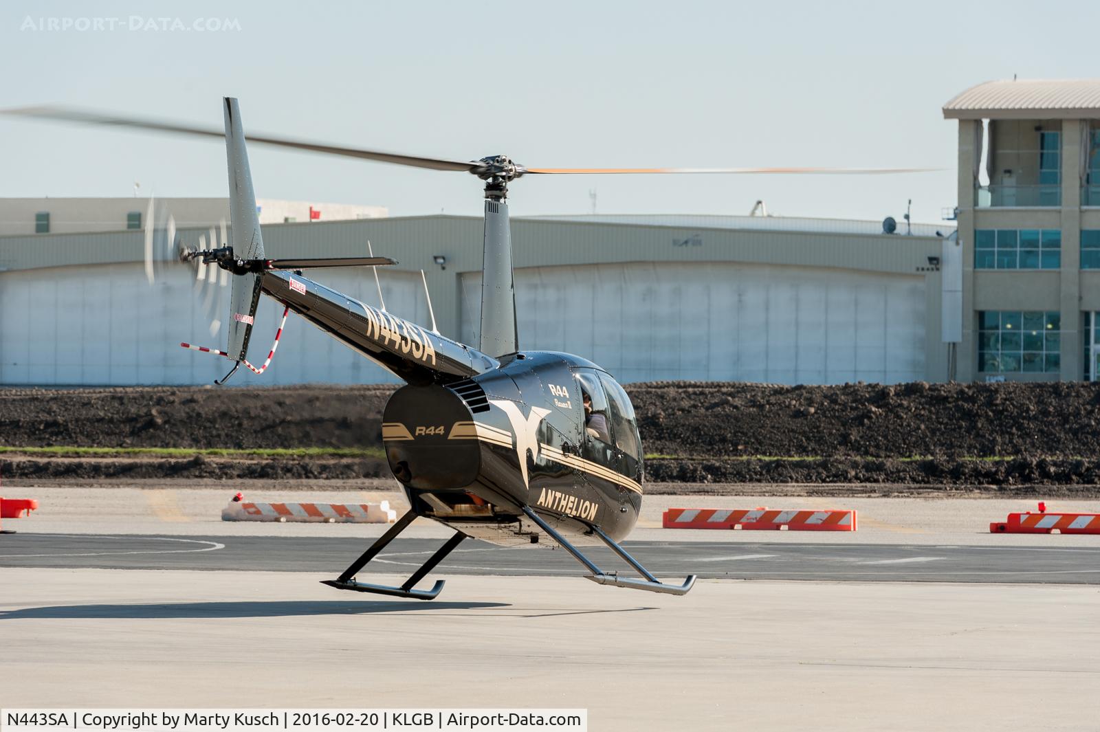 N443SA, 2005 Robinson R44 II C/N 10921, Departing Anthelion Helicopters.