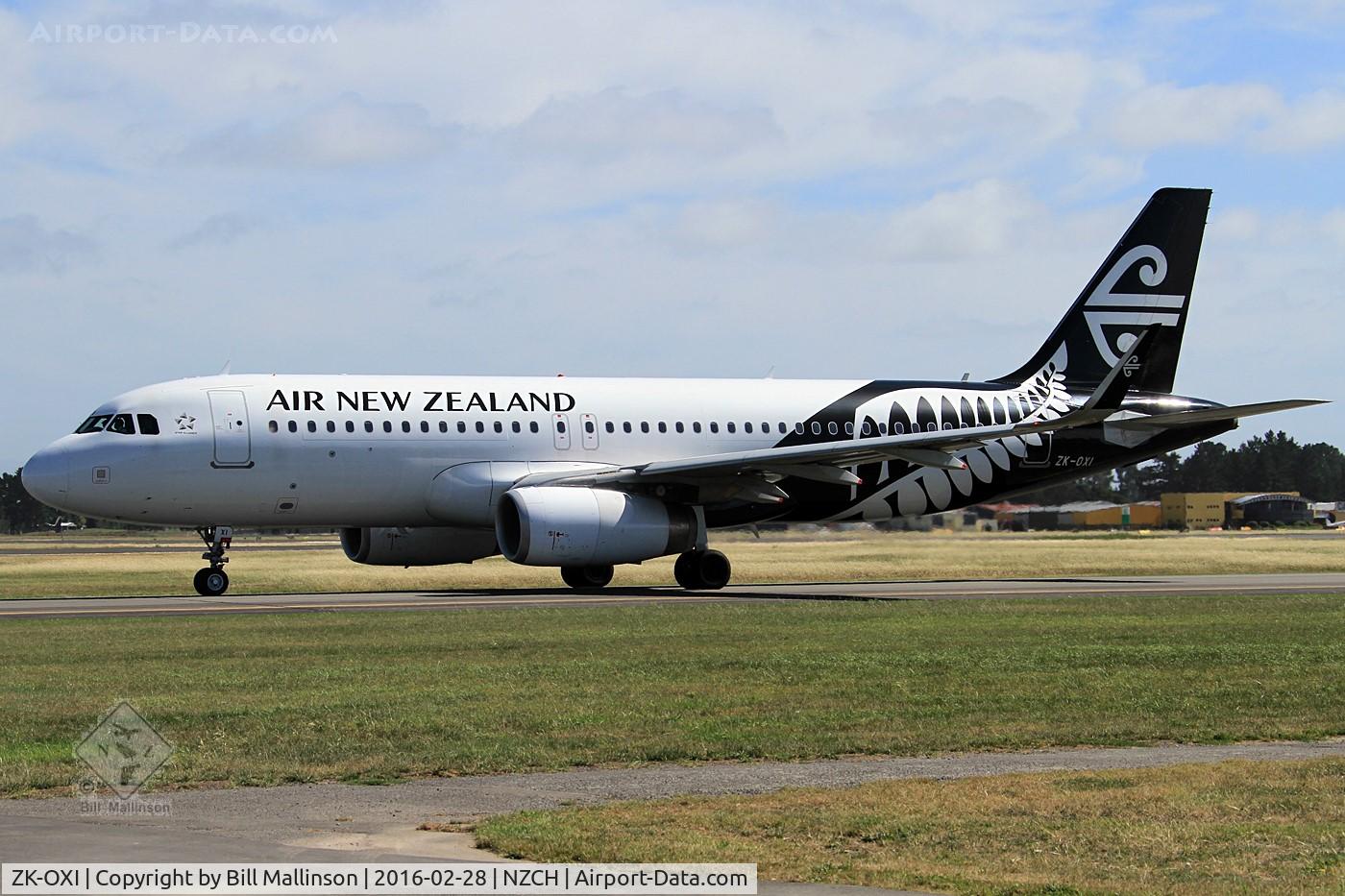 ZK-OXI, 2015 Airbus A320-232 C/N 6533, taxi to 02