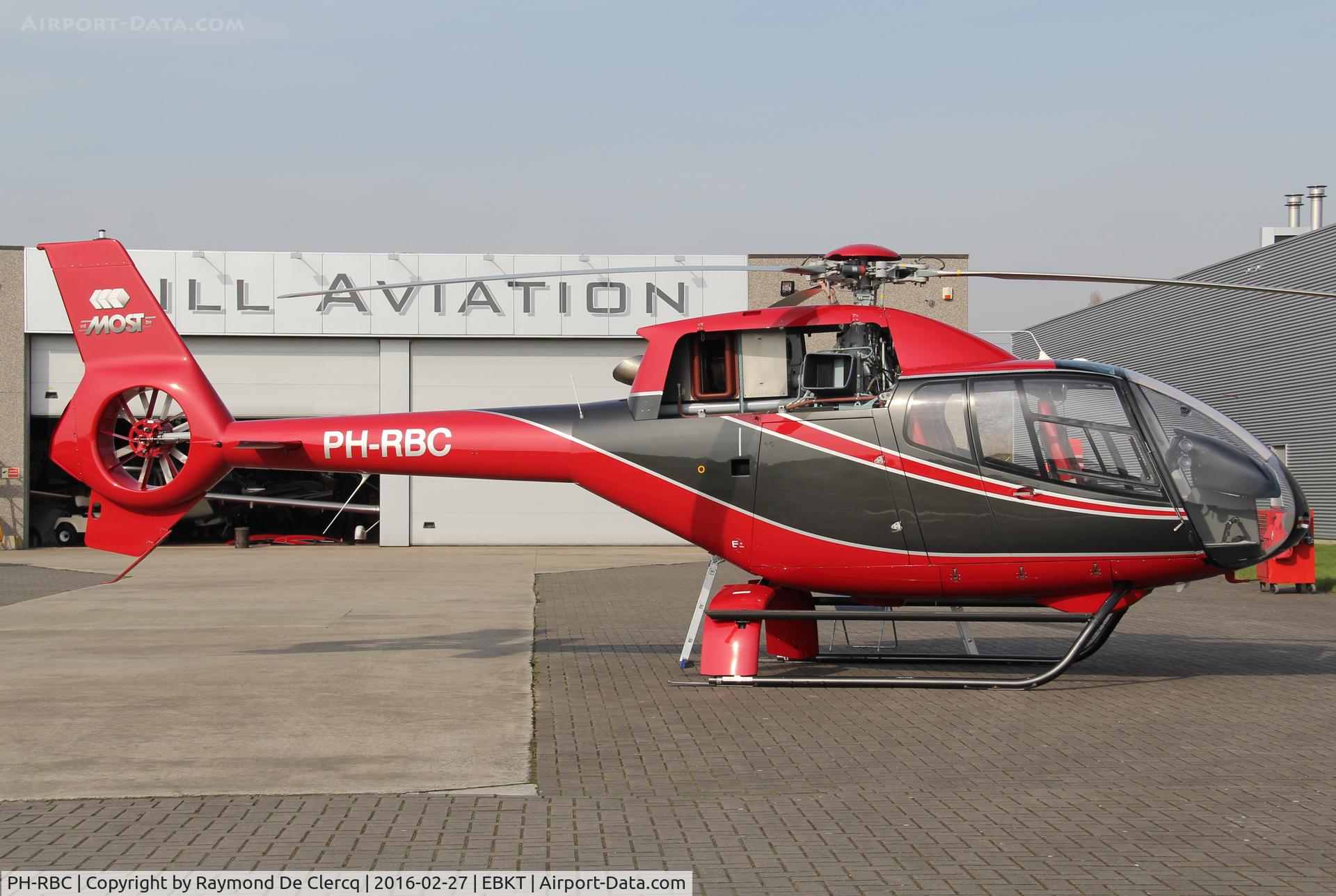 PH-RBC, 1999 Eurocopter EC-120B Colibri C/N 1069, Maintenance by Gill Aviation at Wevelgem.