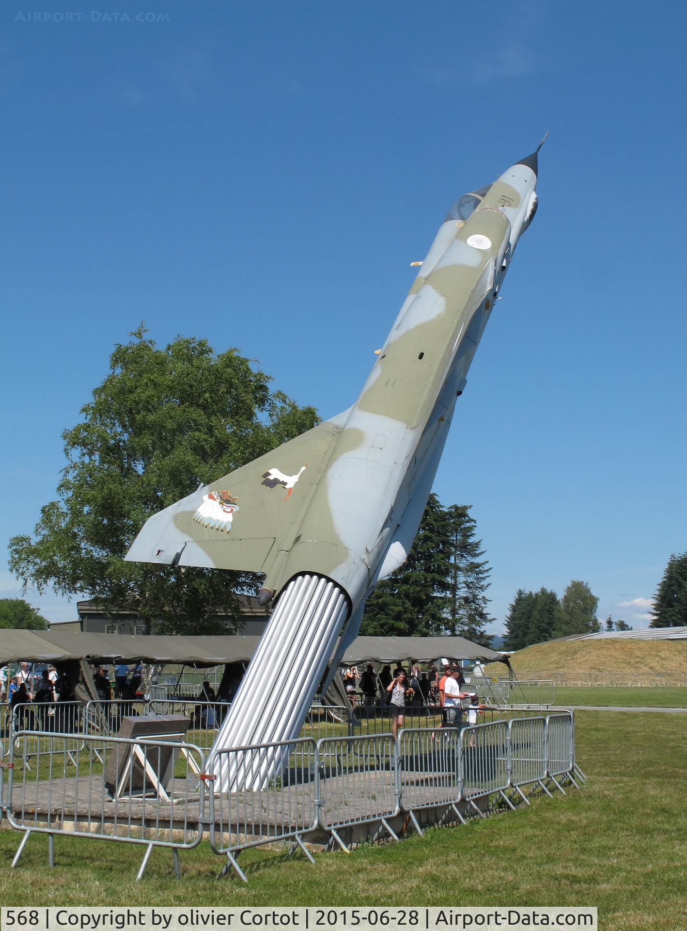 568, Dassault Mirage IIIE C/N 568, Luxeuil airshow 2015