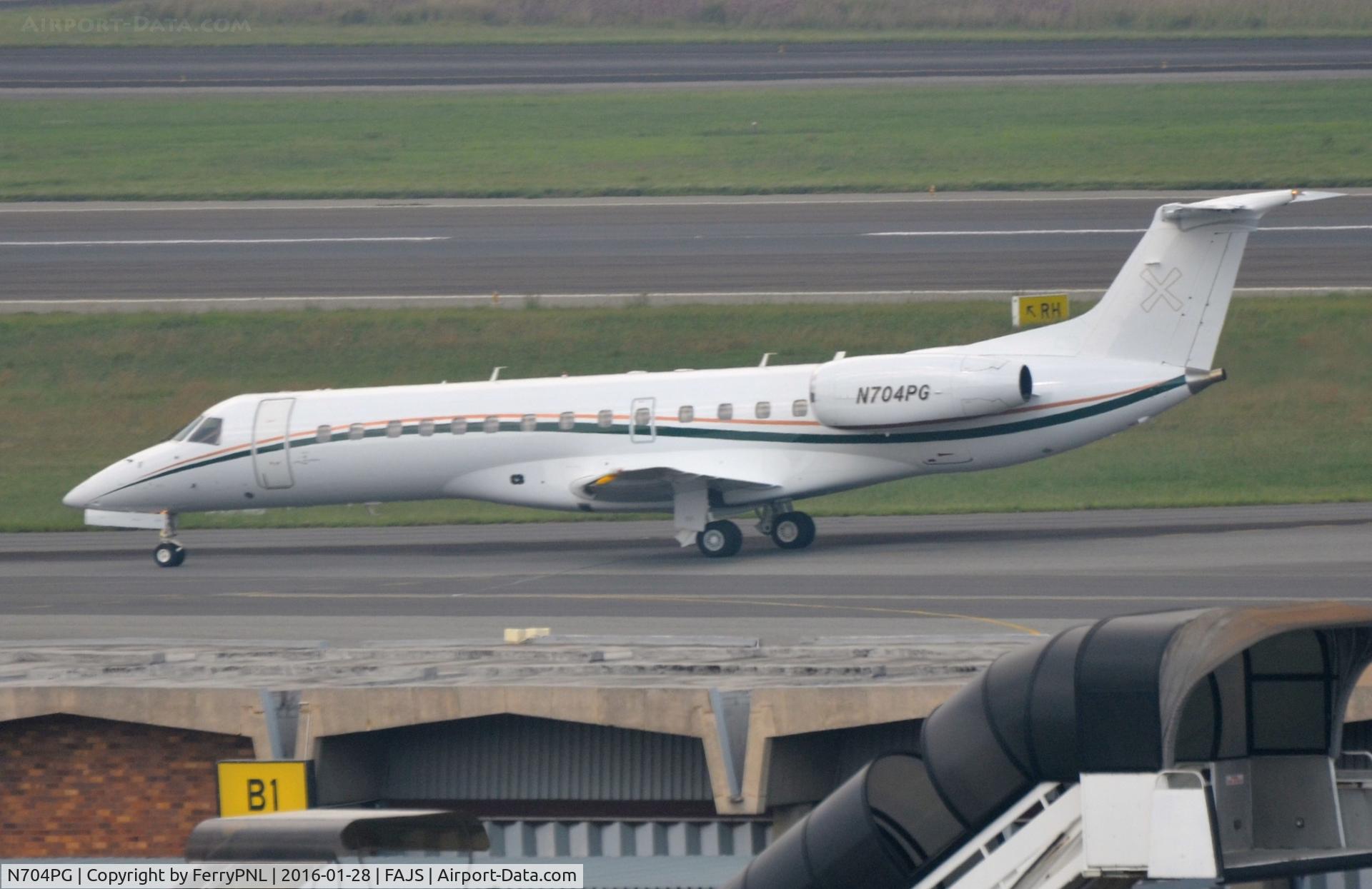 N704PG, 1999 Embraer ERJ-135LR (EMB-135LR) C/N 145174, Former American Eagle ERJ now operating from JNB