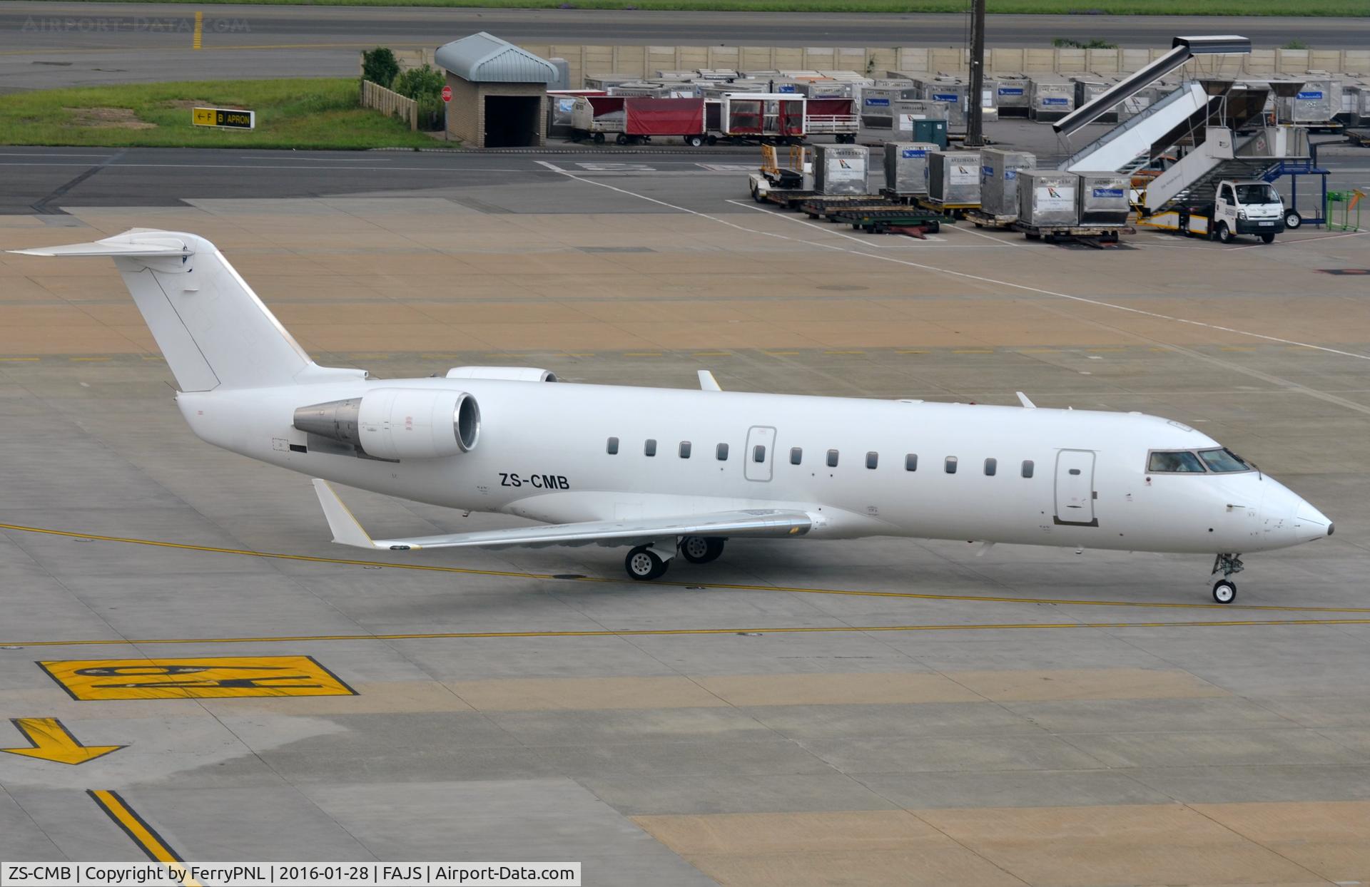 ZS-CMB, 1997 Canadair CRJ-100ER (CL-600-2B19) C/N 7217, Ex Comair N989CA now in typical South African white c/s