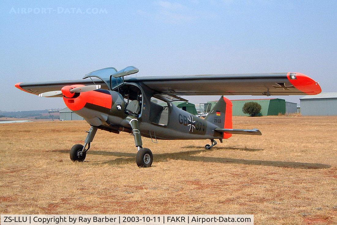 ZS-LLU, Dornier Do-27A-4 C/N 522, Do.27A-4 [522] Krugersdorp-Oatlands~ZS 11/10/2003