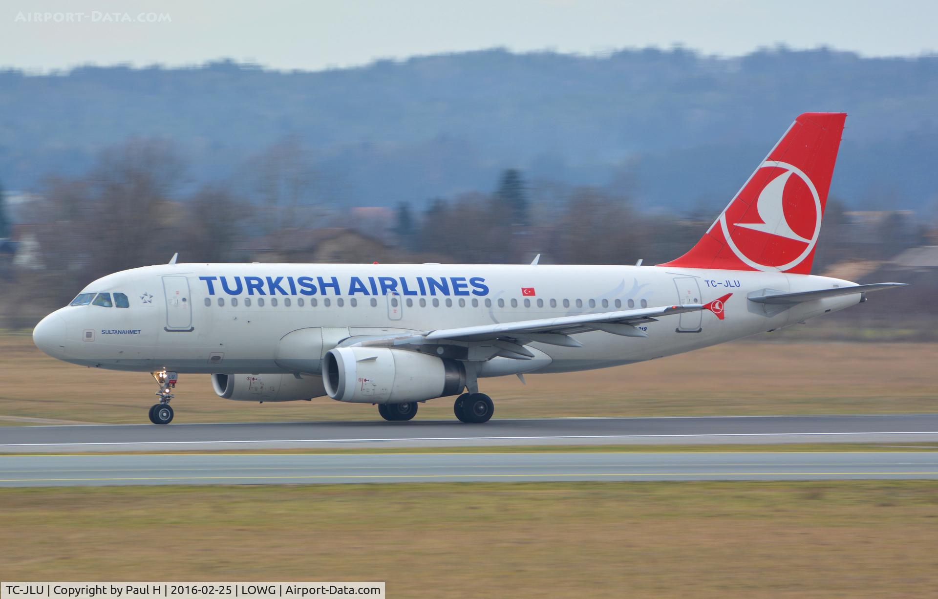 TC-JLU, 2011 Airbus A319-132 C/N 4695, Taking off from LOWG