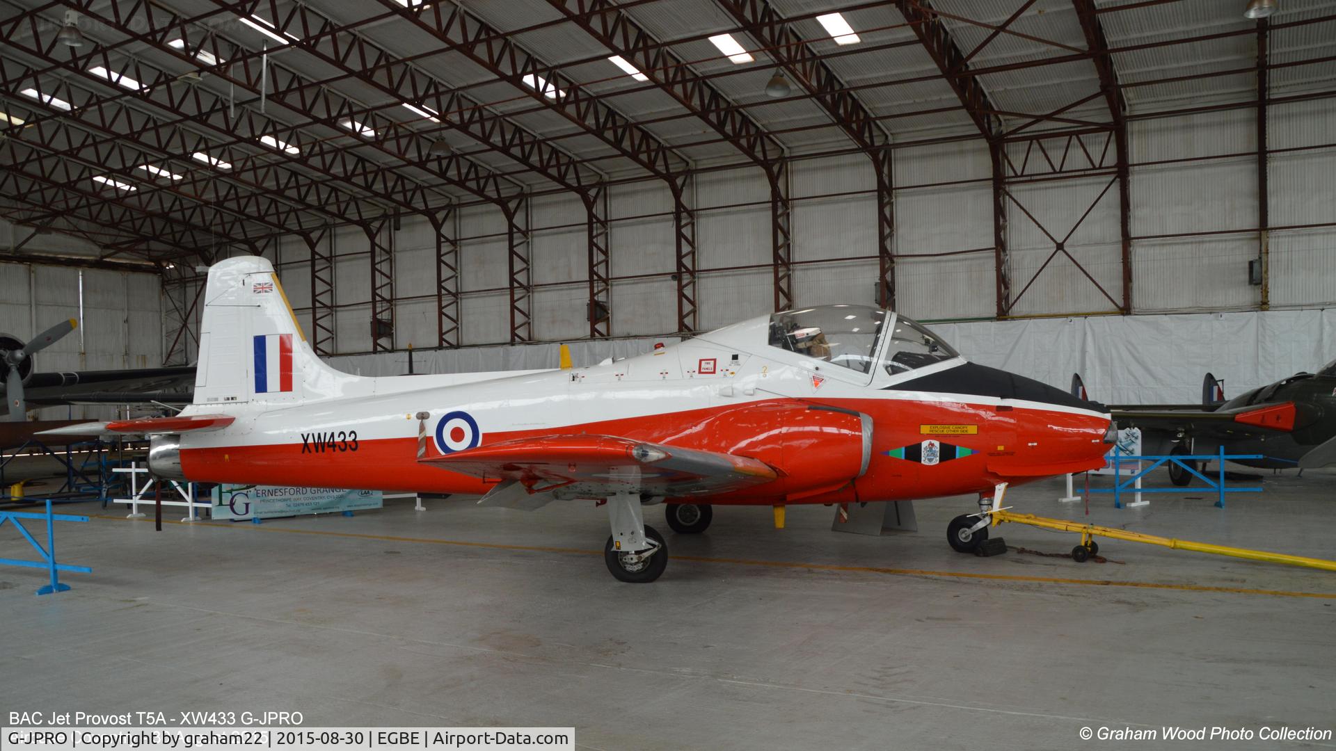 G-JPRO, 1972 BAC 84 Jet Provost T.5A C/N EEP/JP/1055, At Airbase Coventry