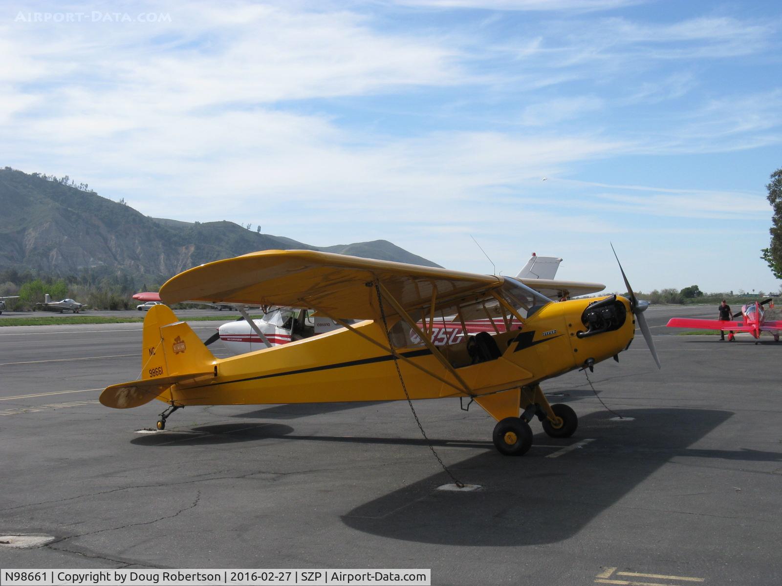 N98661, 1946 Piper J3C-65 Cub Cub C/N 18890, 1946 Piper J3C-65 CUB, Continental C75 75 Hp upgrade