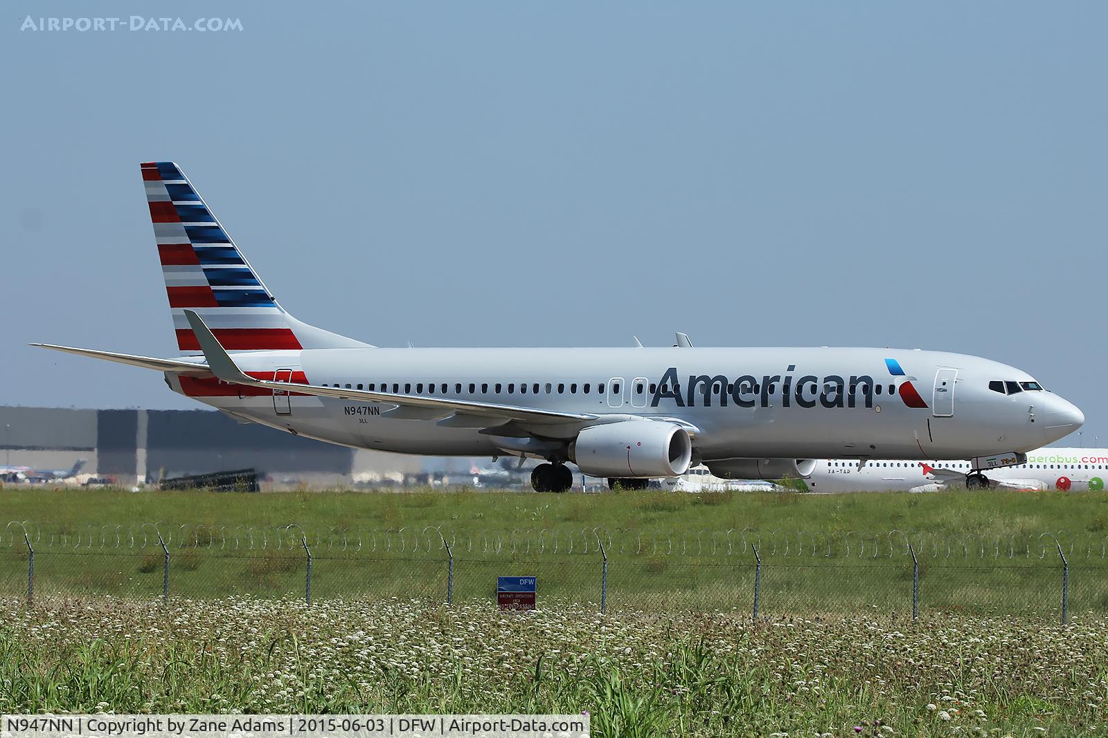N947NN, 2014 Boeing 737-823 C/N 31190, At DFW Airport