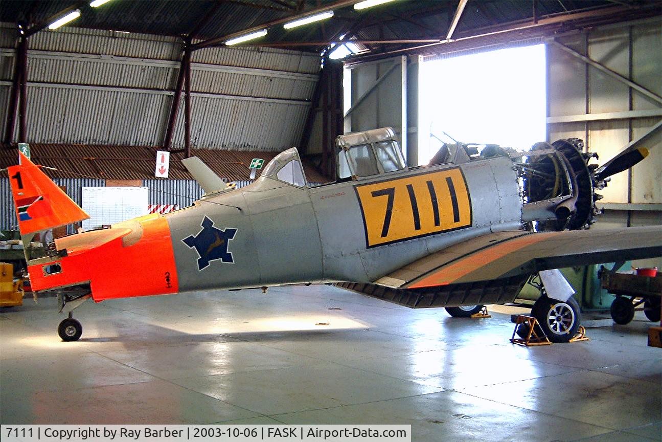 7111, North American AT-6C Texan C/N 88-9684, North American AT-6C Harvard IIa [88-9684] (South African Air Force) Swartkop~ZS 06/10/2003