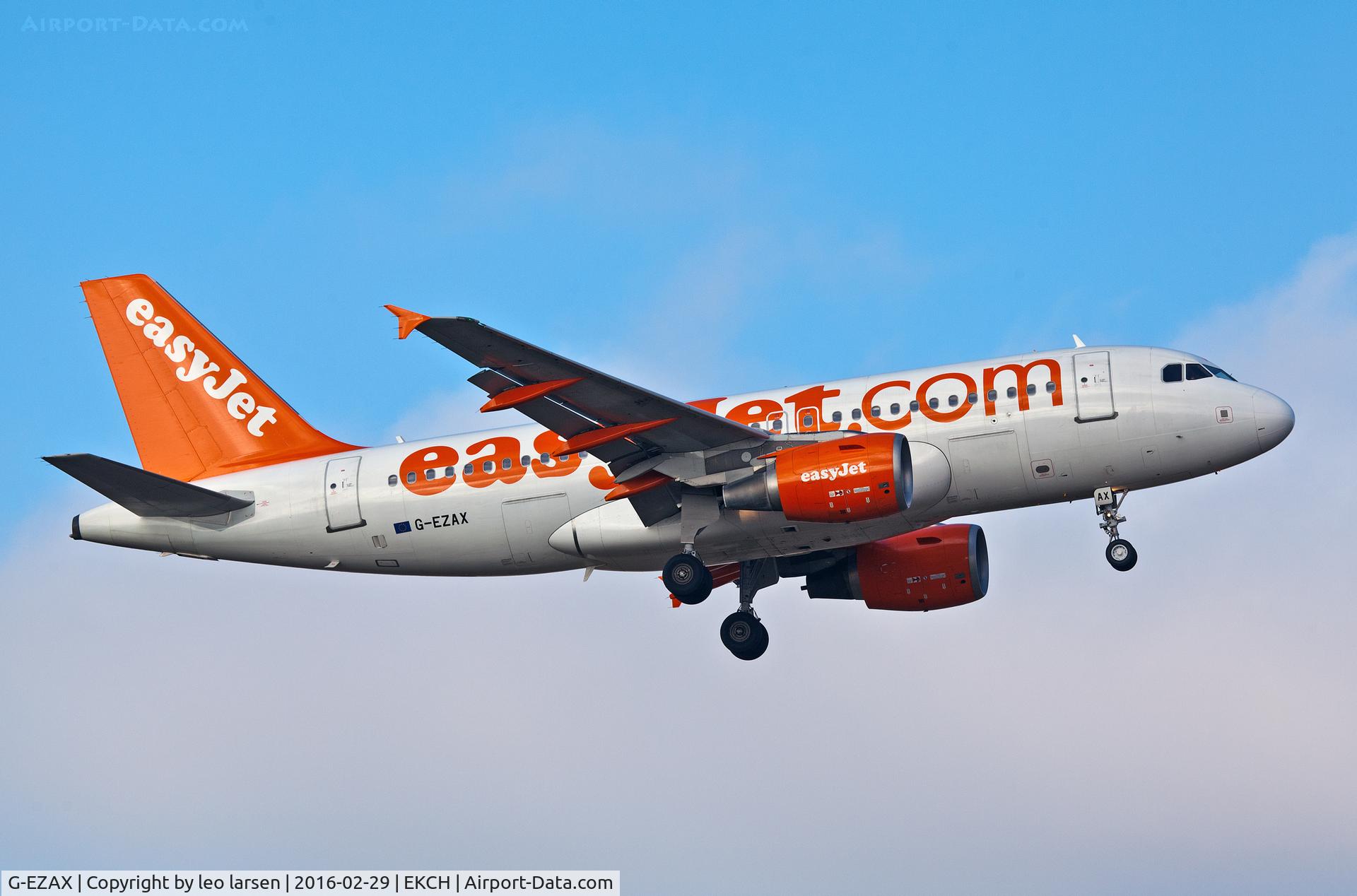G-EZAX, 2006 Airbus A319-111 C/N 2818, Copenhagen 29.2.16