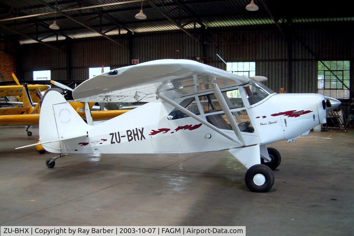 ZU-BHX, 1957 Piper PA-22-150 Tri-Pacer C/N 22-4963, Piper PA-22-150 Tri-Pacer [22-4963] Johannesburg-Rand~ZS 07/10/2003