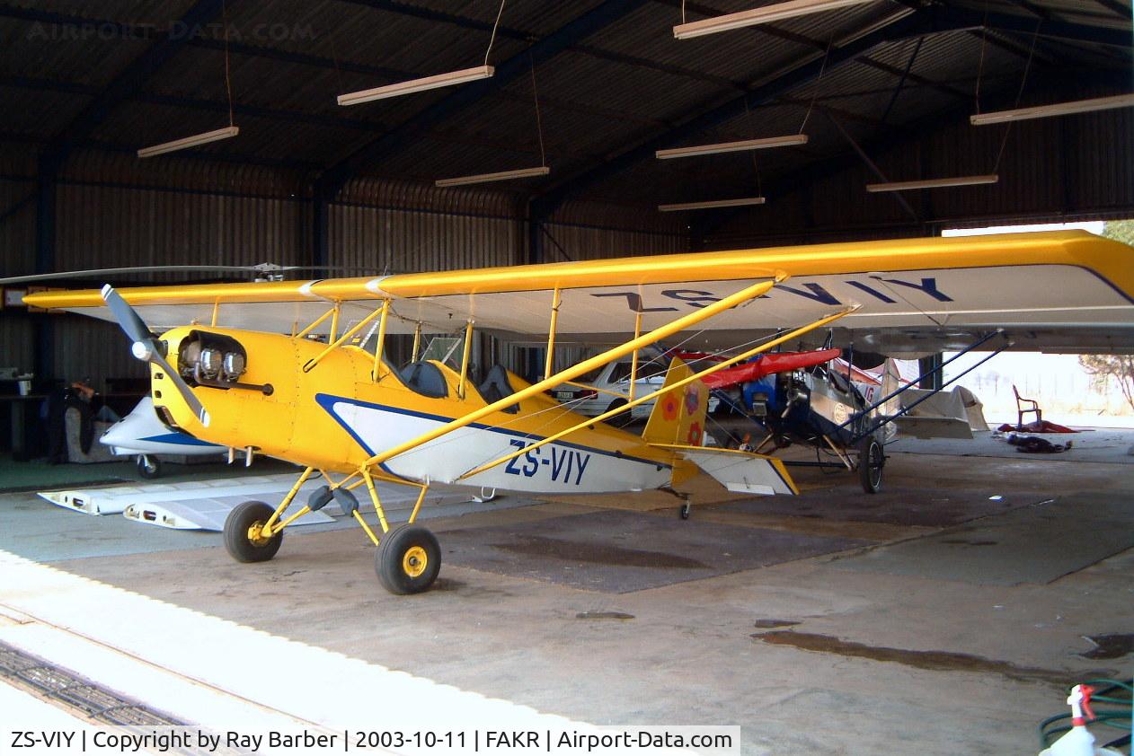 ZS-VIY, 1984 Pietenpol Air Camper C/N PCD-1, Pietenpol Air Camper [PCD-1] Krugersdorp-Oatlands~ZS 11/10/2003