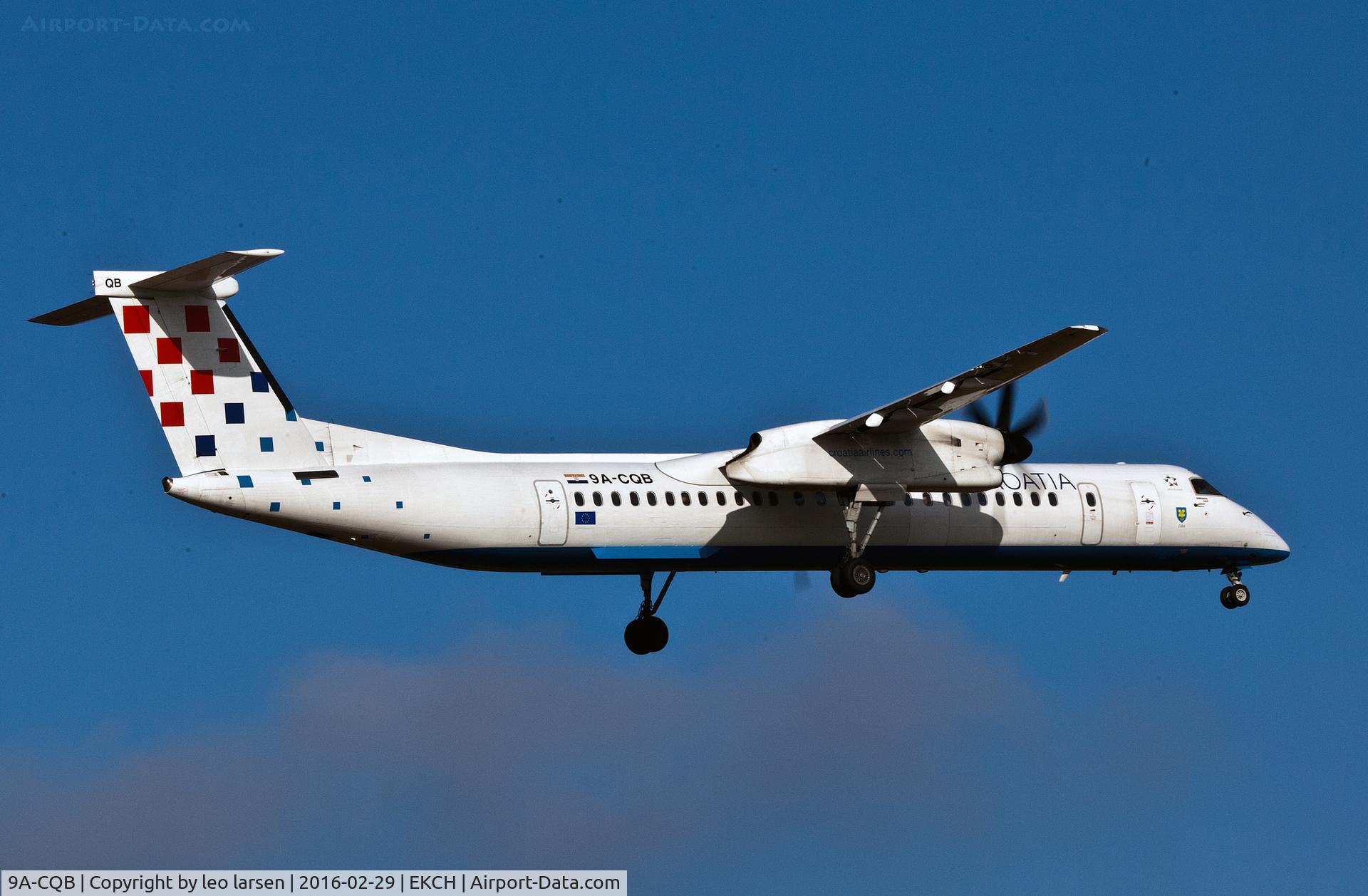 9A-CQB, 2008 De Havilland Canada DHC-8-402Q Dash 8 C/N 4211, Copenhagen 29.2.16