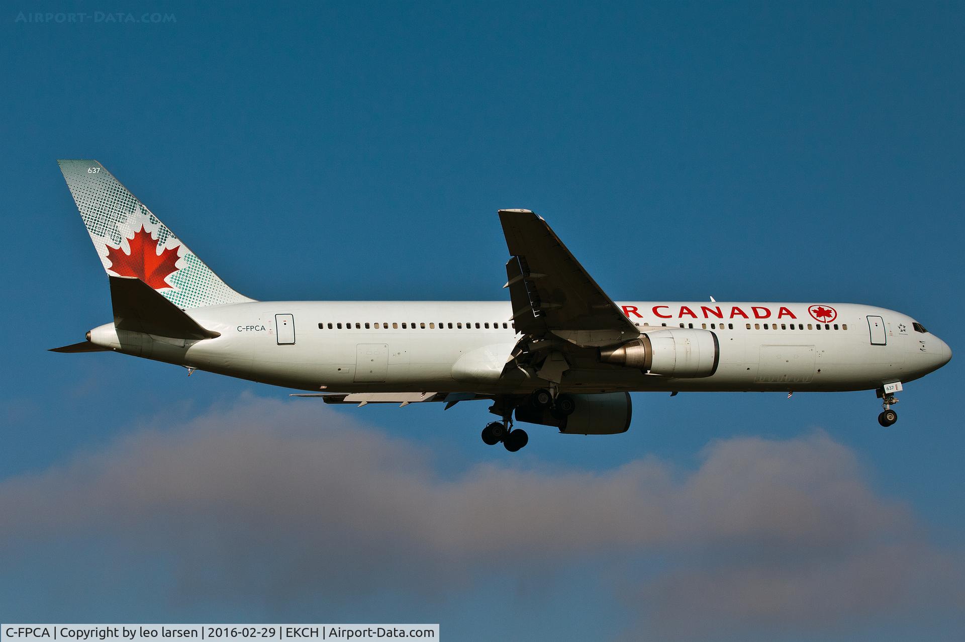 C-FPCA, 1989 Boeing 767-375 C/N 24306, Copenhagen 29.2.16
