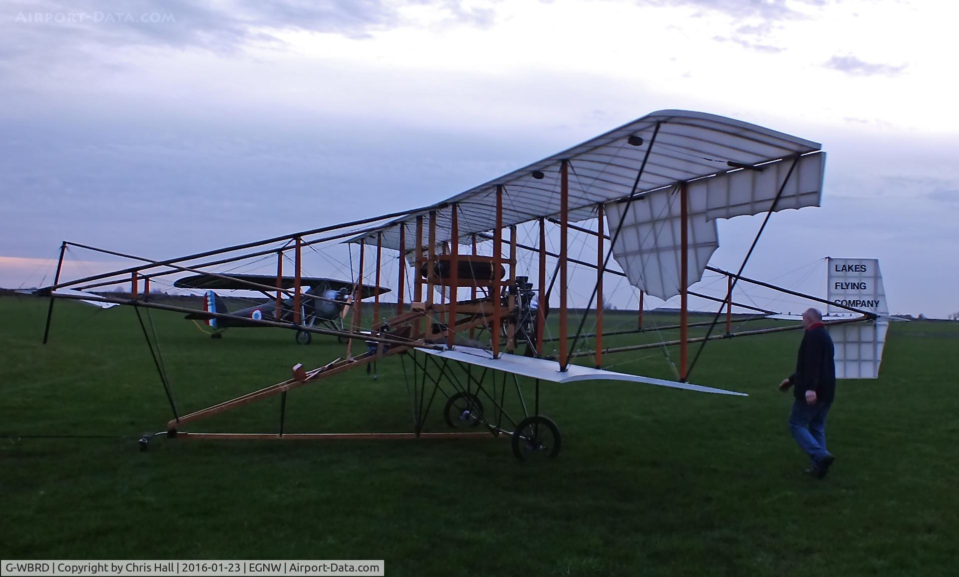 G-WBRD, 2015 Avro Curtiss 1911 Waterbird replica C/N RHC1, Lakes Flying Company Waterbird Seaplane Replica at Wickenby