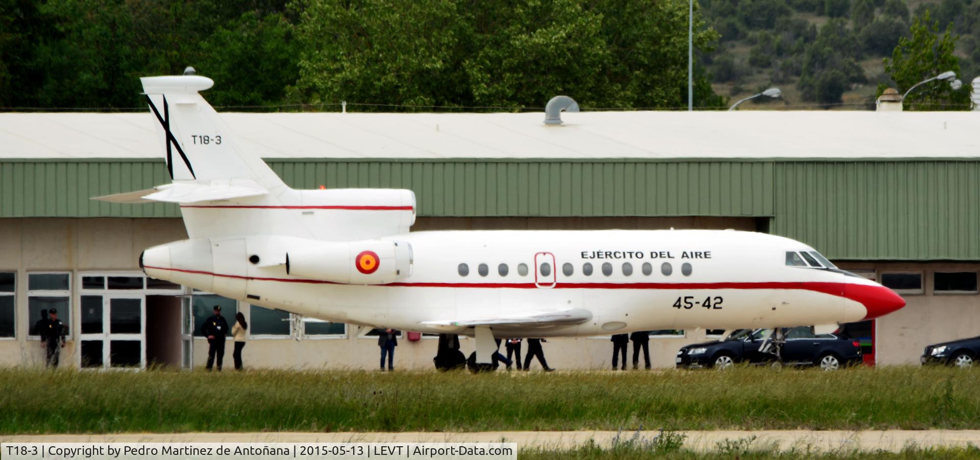 T18-3, 1989 Dassault Falcon 900B C/N 077, Foronda - Vitoria-Gasteiz - España