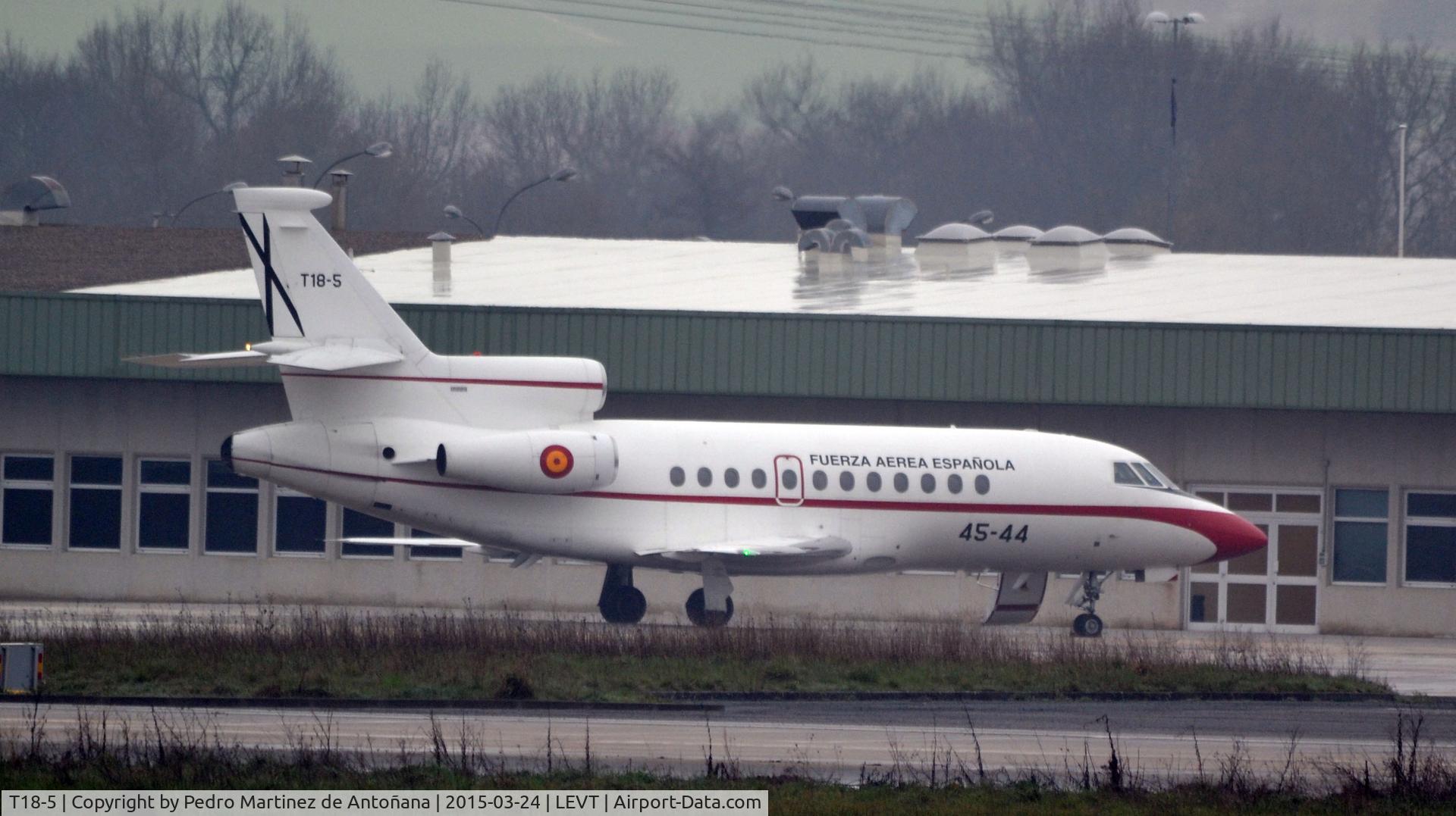 T18-5, 1989 Dassault Falcon 900 C/N 73, Foronda - Vitoria-Gasteiz - España