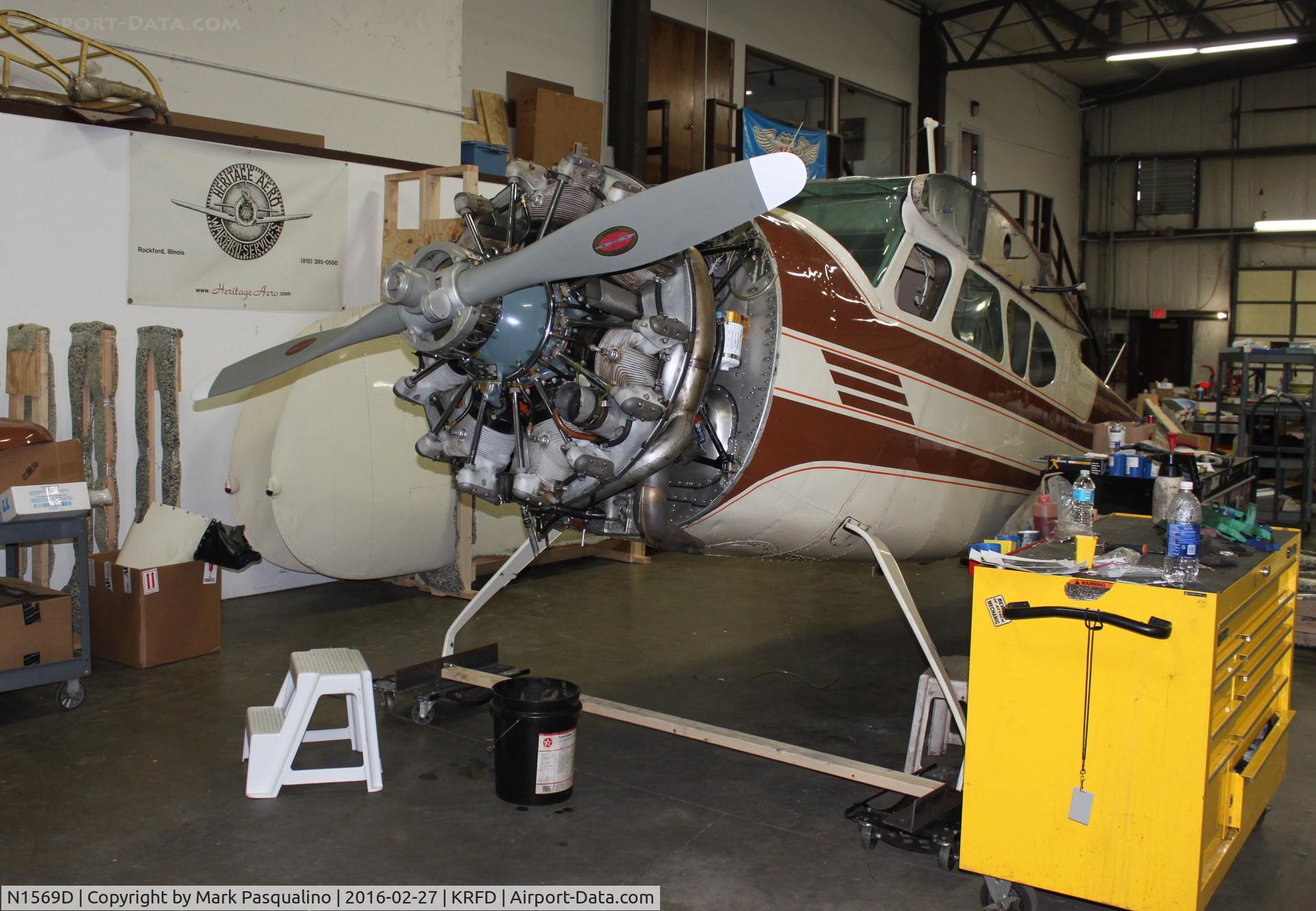 N1569D, 1952 Cessna 195 C/N 7791, Cessna 195