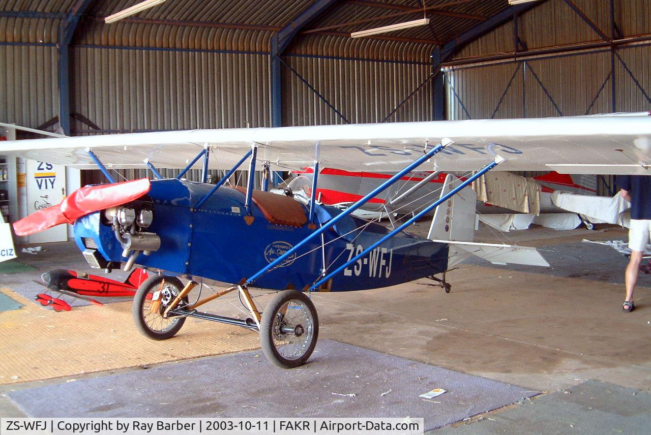ZS-WFJ, 1989 Pietenpol Air Camper B4 C/N SGP-1, Pietenpol Air Camper B4 [SGP-1] Krugersdorp-Oatlands~ZS 11/10/2003