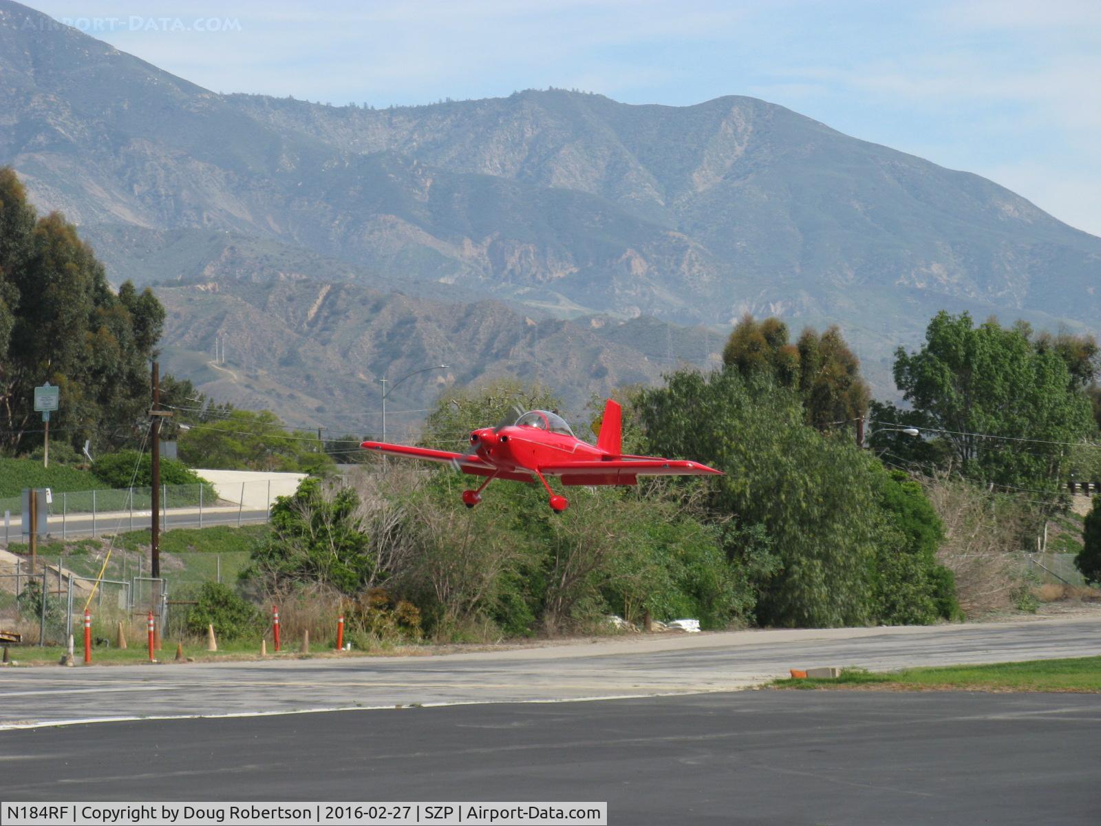 N184RF, 2003 Vans RV-8 C/N 80122, 2003 Findly VAN's RV-8, Lycoming IO-360, on final Rwy 22