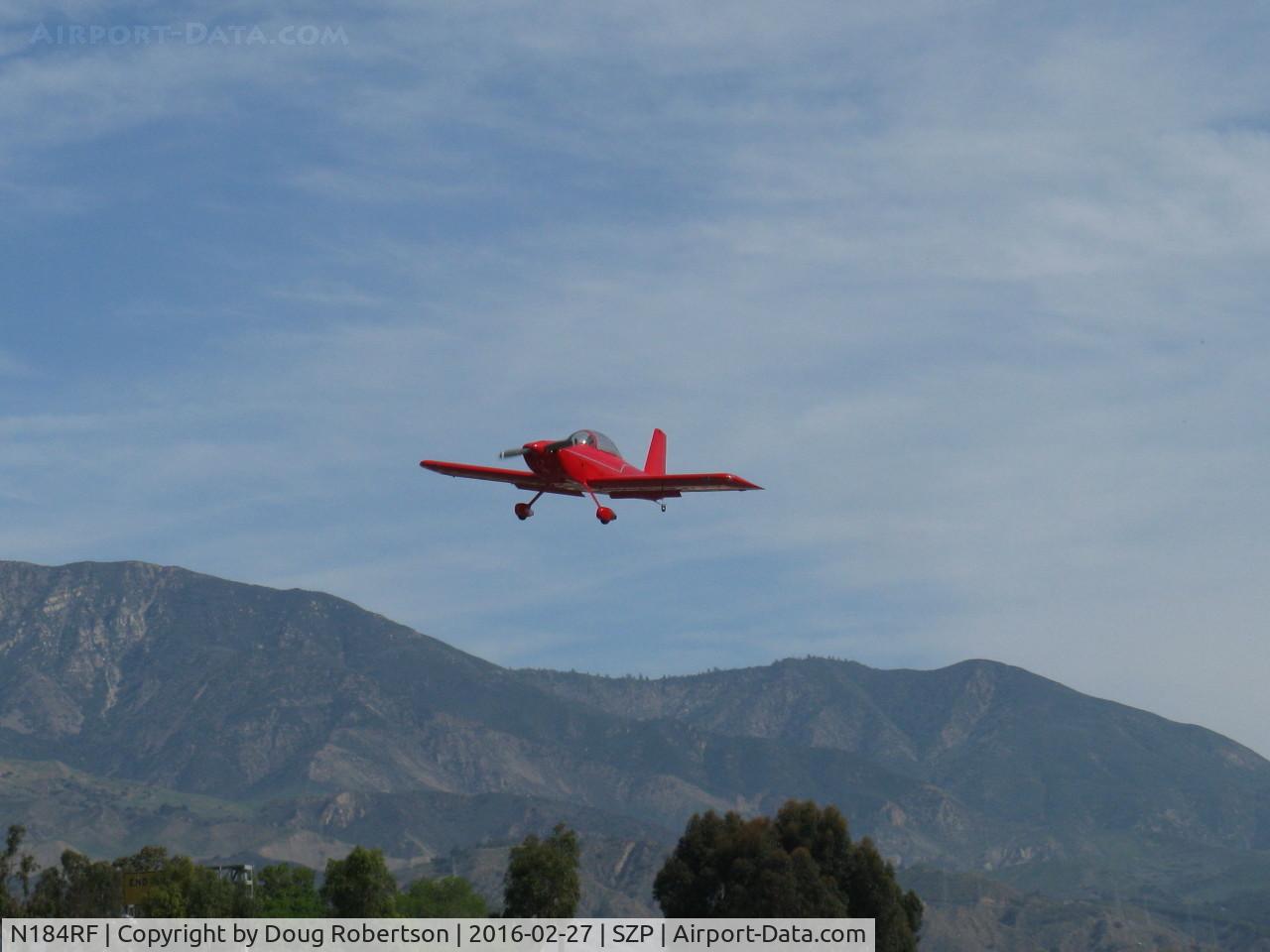 N184RF, 2003 Vans RV-8 C/N 80122, 2003 Findly VAN's RV-8, Lycoming IO-360, on final Rwy 22
