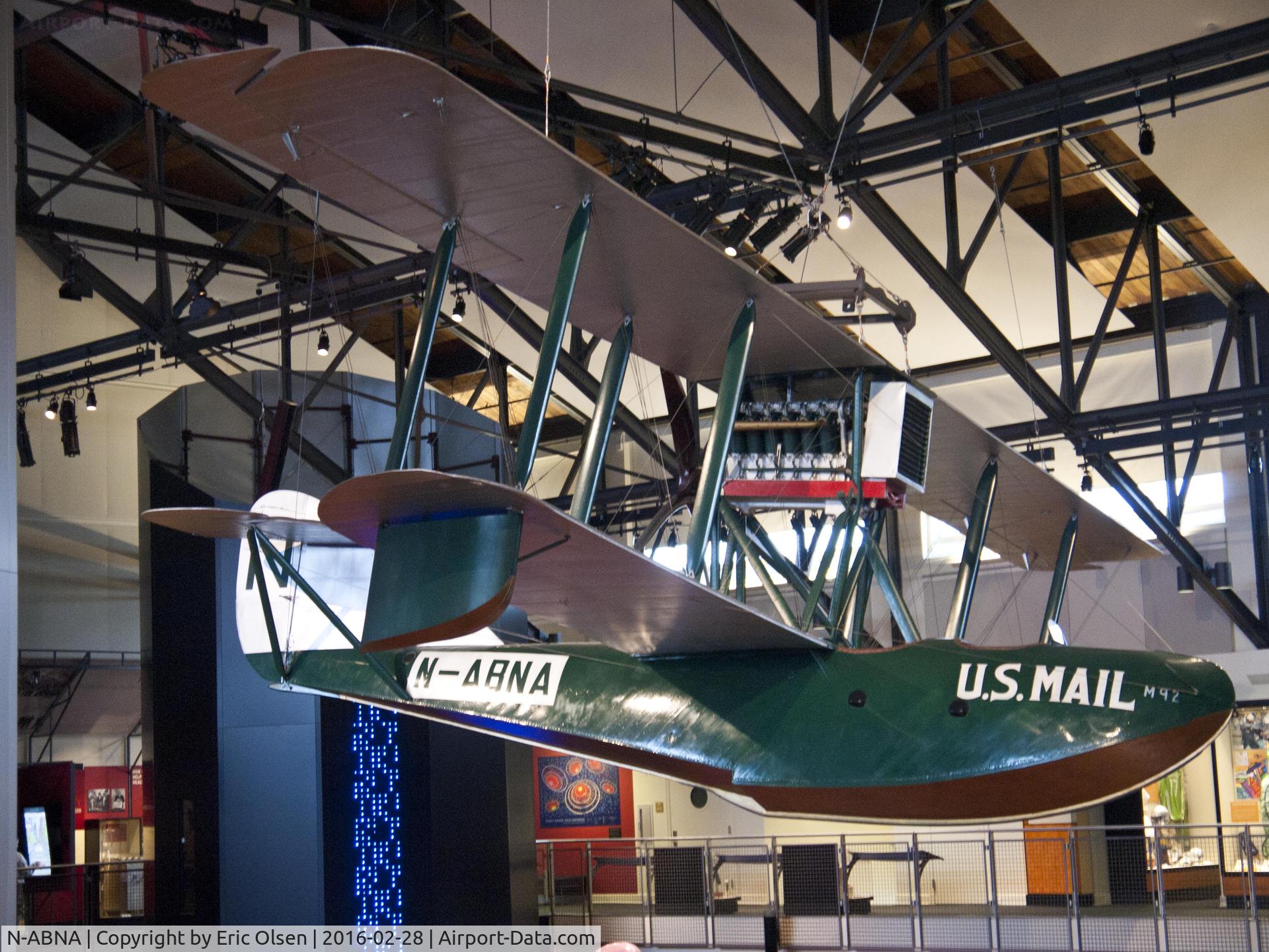 N-ABNA, 1919 Boeing 6 C/N 1, Boeing Model 6 B-1 Air mail float plane. This plane is a one of a kind, outlasted 6 engines and now hangs in the Museum of History and Industry in Seattle, WA.