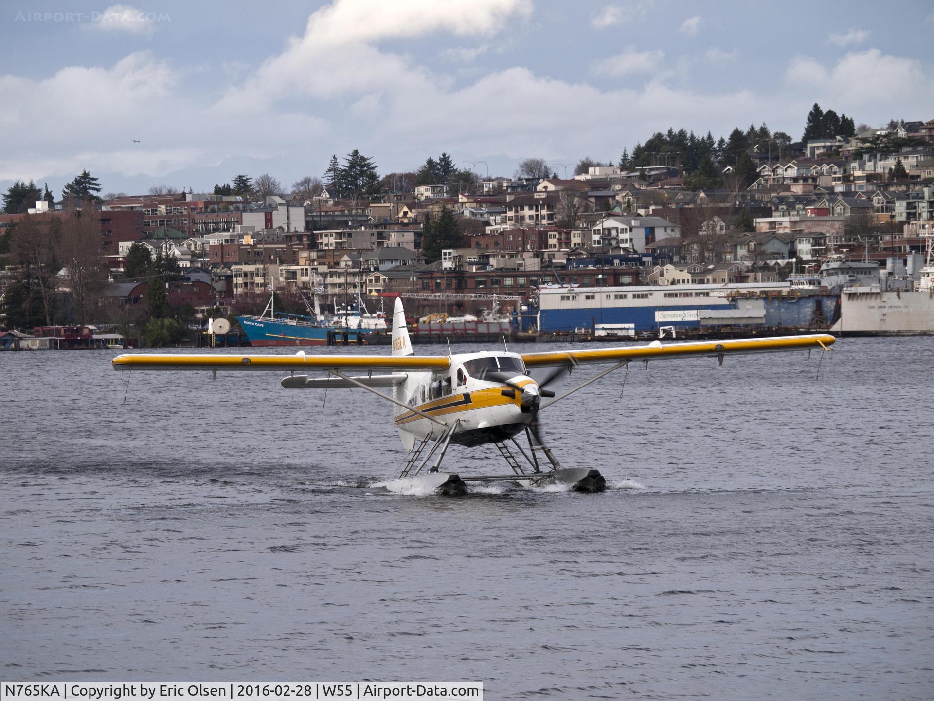N765KA, 1953 De Havilland Canada DHC-3 Otter C/N 26, On Lake Union