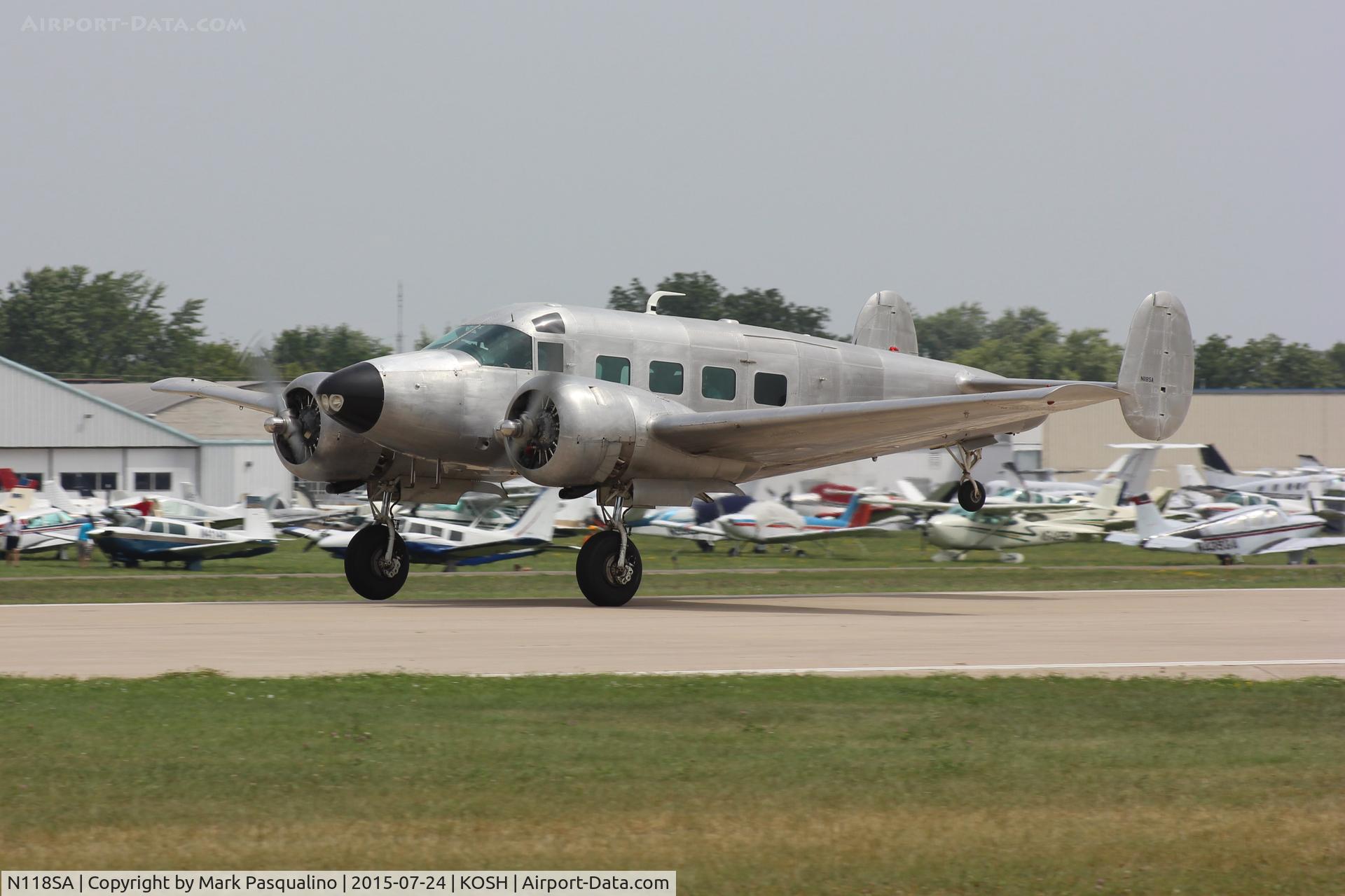 N118SA, 1954 Beech E18S C/N BA-14, Beech E18S