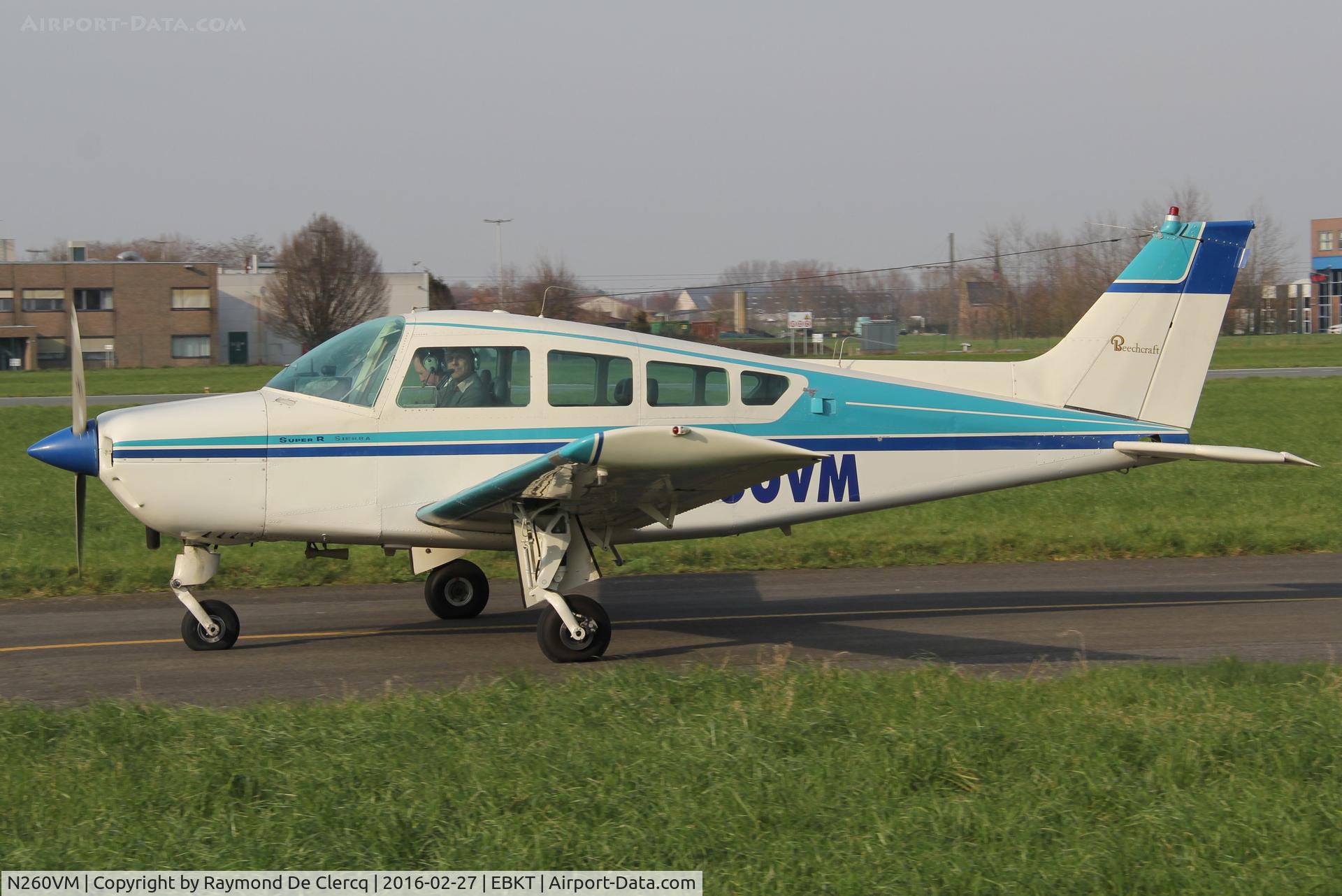 N260VM, 1971 Beech 24R C/N MC 91, Beech Sierra Super R taxiing to rwy 06. Thanks for the greeting !