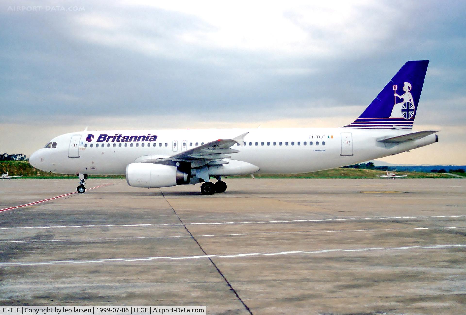 EI-TLF, 1994 Airbus A320-231 C/N 476, Girona Spain 6.7.99