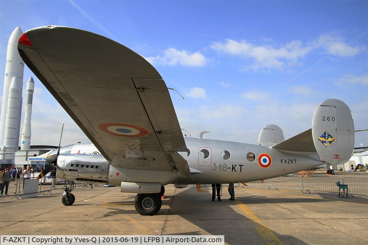 F-AZKT, 1954 Dassault MD-311 Flamant C/N 260, Dassault MD-311 Flamant, Displayed at Paris-Le Bourget (LFPB-LBG) Air show 2015