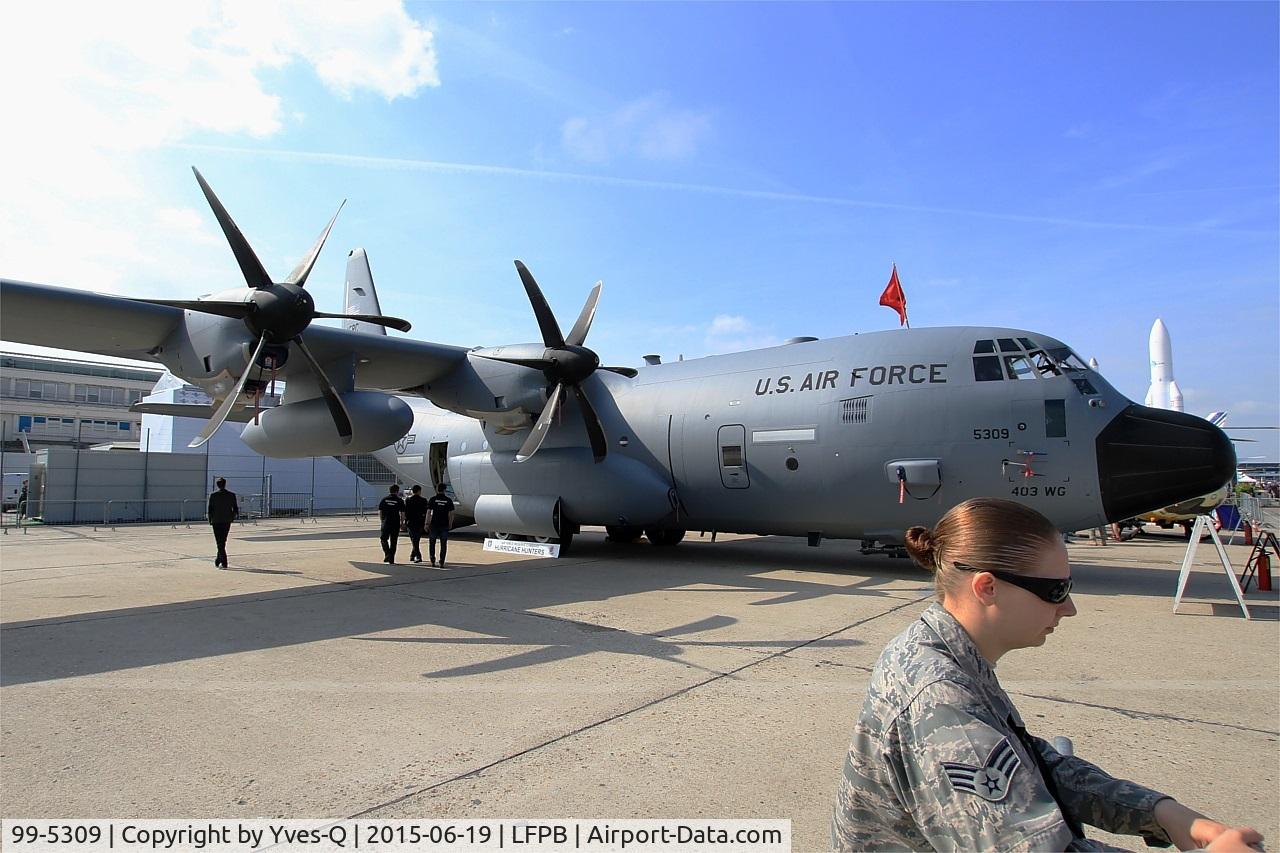 99-5309, 1999 Lockheed WC-130J Hercules C/N 382-5501, US Air Force Lockheed WC-130J Hercules, Static display, Paris-Le Bourget (LFPB-LBG) Air show 2015