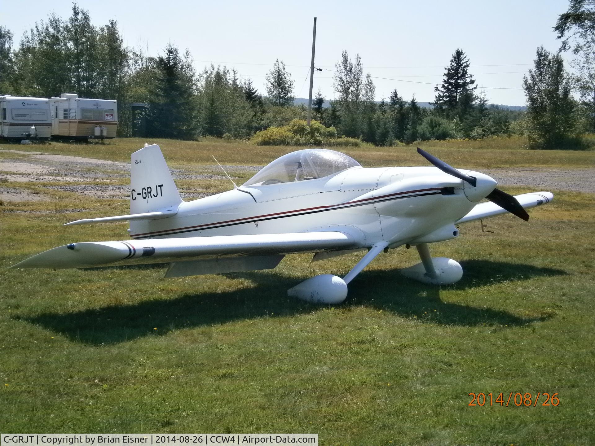 C-GRJT, 2000 Vans RV-4 C/N 1299, Taken at Stanley (CCW4) Nova Scotia on Aug 26 2014