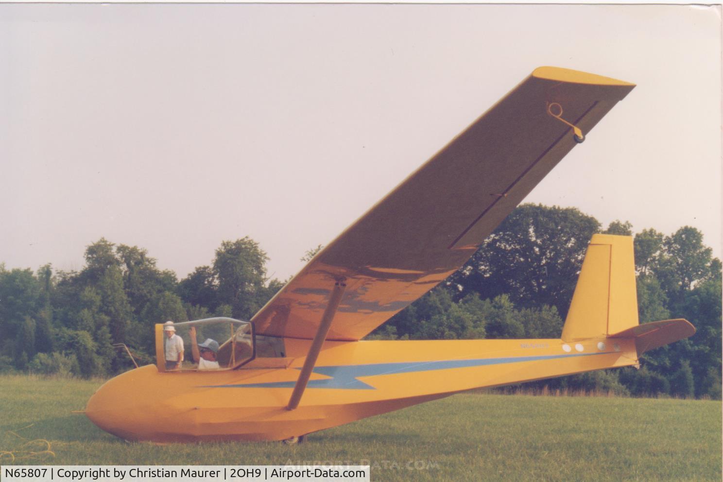 N65807, Schweizer SGS 2-33A C/N 297, SGS-233A A/C #807 Early 90's