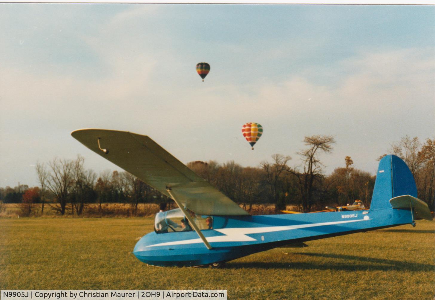 N9905J, 1965 Schweizer SGU 2-22E C/N 240, Schweizer SGU-222 Mid 80's