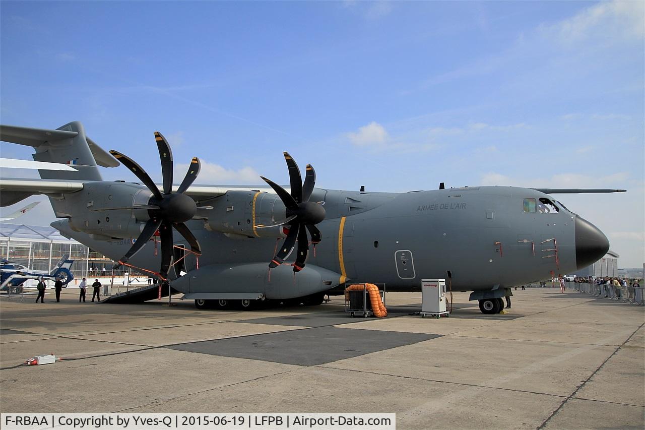 F-RBAA, 2013 Airbus A400M Atlas C/N 007, Airbus Military A400M Atlas, Static display, Paris-Le Bourget (LFPB-LBG) Air show 2015