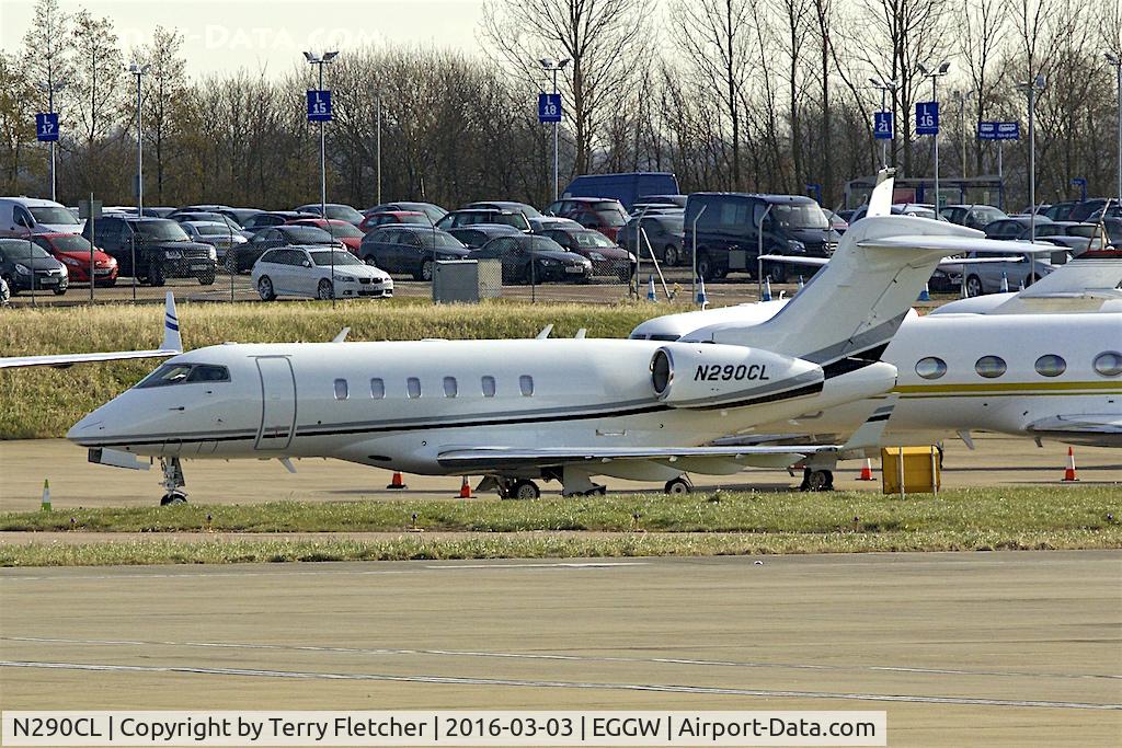 N290CL, Bombardier Challenger 300 (BD-100-1A10) C/N 20290, Bombardier BD-100-1A10, c/n: 20290 at Luton