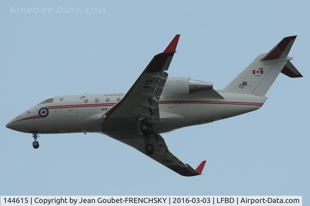 144615, 1986 Canadair CC-144B Challenger (601/CL-600-2A12) C/N 3037, Canadian Forces landing 23