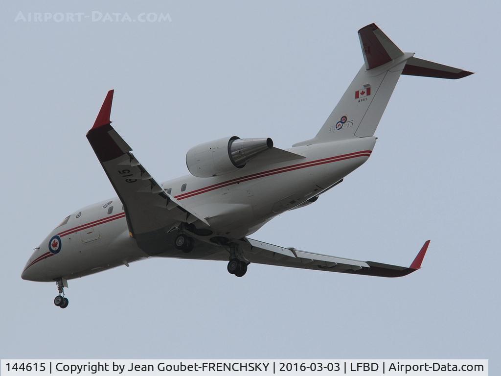 144615, 1986 Canadair CC-144B Challenger (601/CL-600-2A12) C/N 3037, landing 23 for Canadian Forces